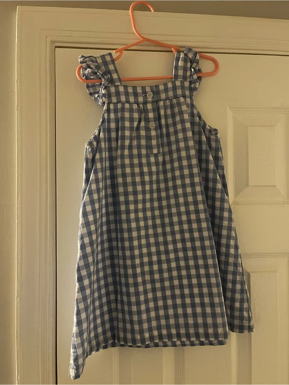 Cute lemon gingham dress